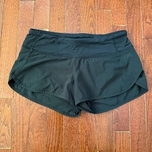 lululemon Speed Up Women's Shorts Size 4 - black